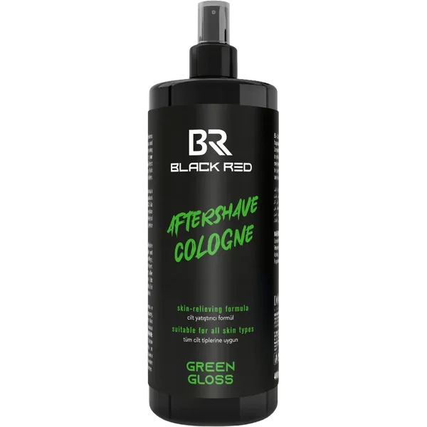 After Shave Cologne Green Gloss — Black Red