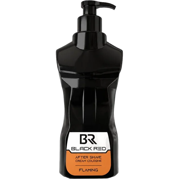 After Shave Cream Cologne Flaming — Black Red