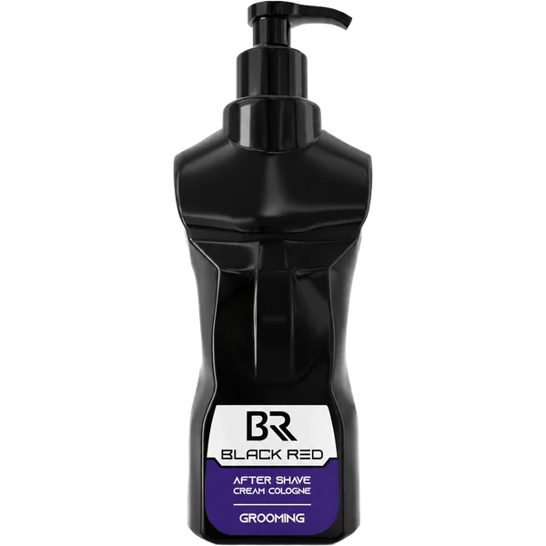 After Shave Cream Cologne Grooming — Black Red
