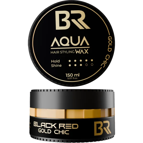 Aqua Hair Styling Gold Chic Wax — Black Red