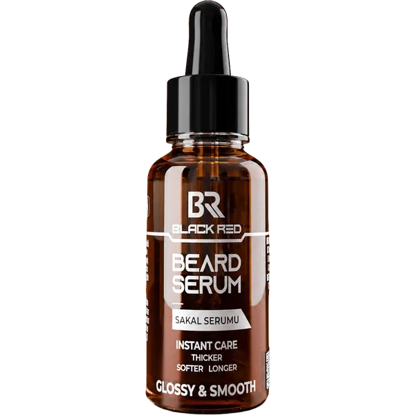 Beard & Mustache Serum — Black Red