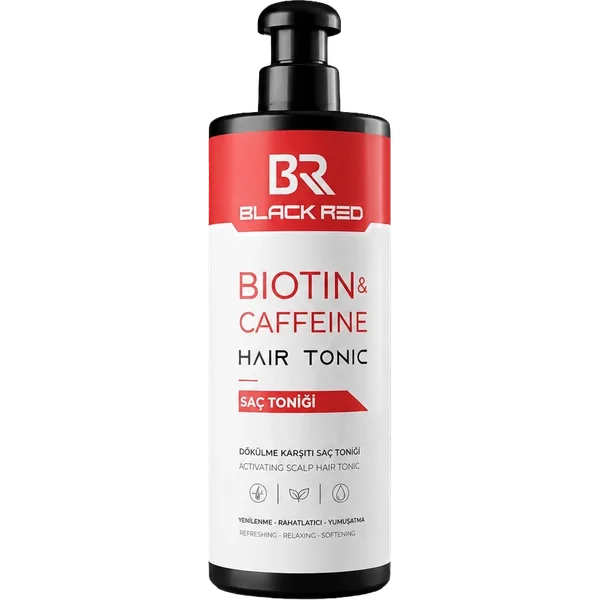 Biotin & Caffeine Hair Tonic — Black Red