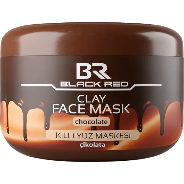 Clay Face Mask Chocolate — Black Red
