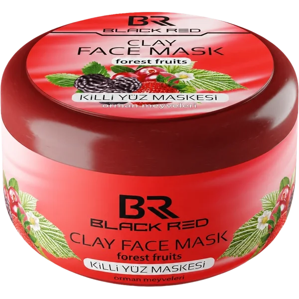 Clay Face Mask Forest Fruits — Black Red