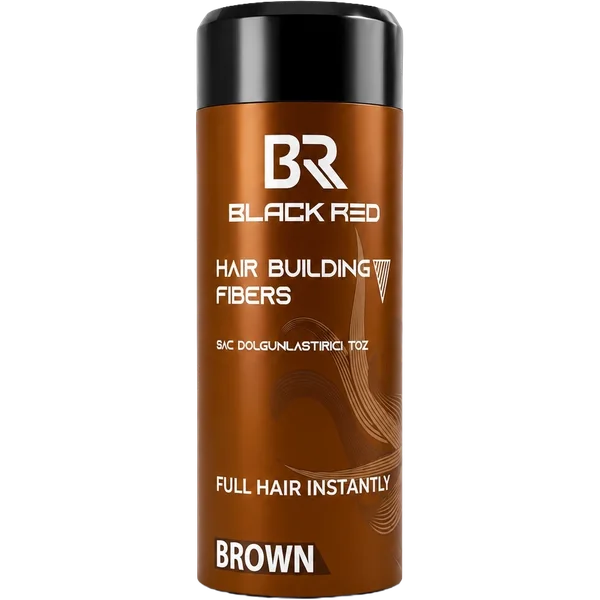 Hair Building Fibers Brown — Black Red