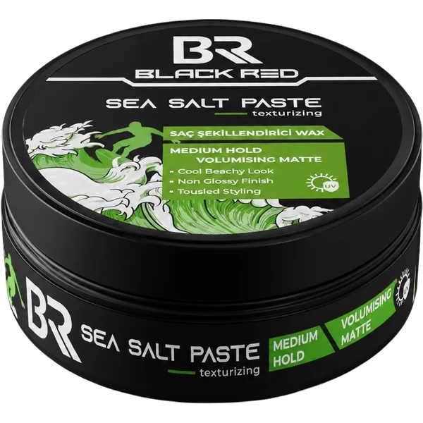 Sea Salt Paste Texturizing Wax — Black Red