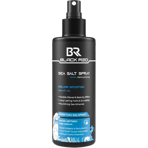 Sea Salt Spray Volume Boosting — Black Red