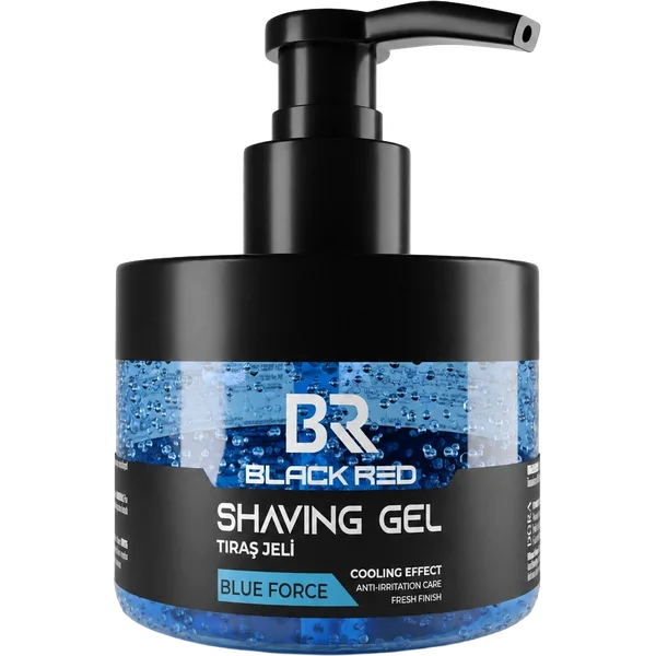 Shaving Gel Blue Force — Black Red