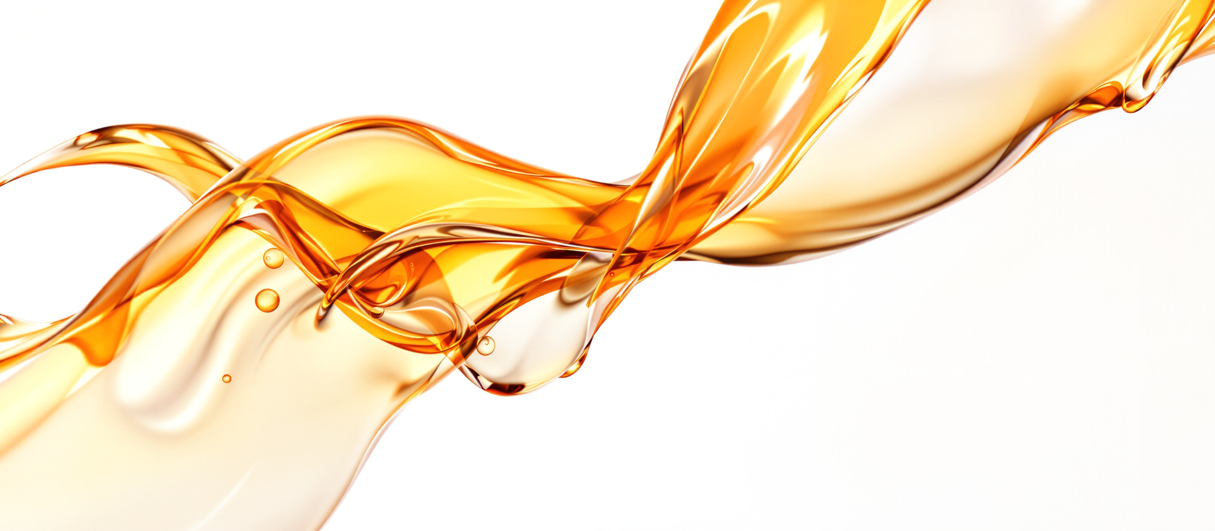 Amber body oil texture in a glass jar — private label body care manufacturing at Dora Kozmetik